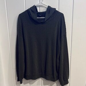 Dark Green Hooded Sweater